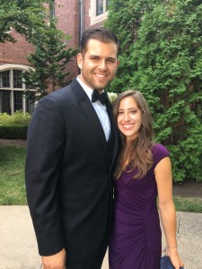 Ryan and Nicole at wedding